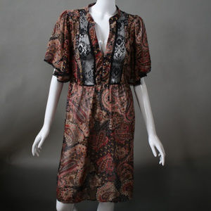 Flirty Paisley Dress